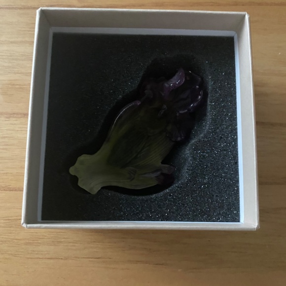 Daum fleur violet cristal decoration - Picture 5 of 5